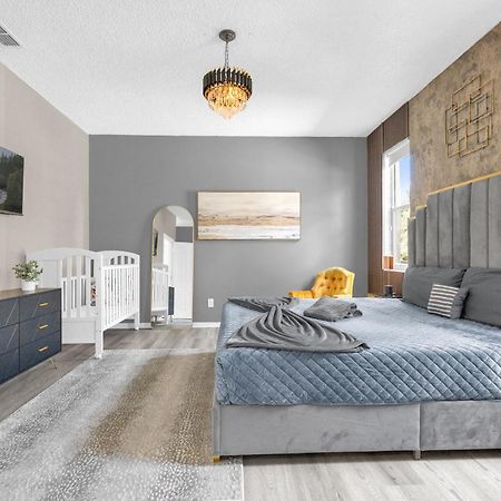 Beautiful 5Br 4 Baths Themed Home Near Disney And Universal, Private Pool, Gameroom, Baby Crib And More キシミー エクステリア 写真